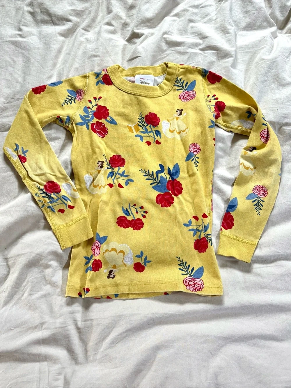 Hanna Anderson HannaJams Disney Belle Beauty & The Beast Pajama Set size 8 - Picture 3 of 8